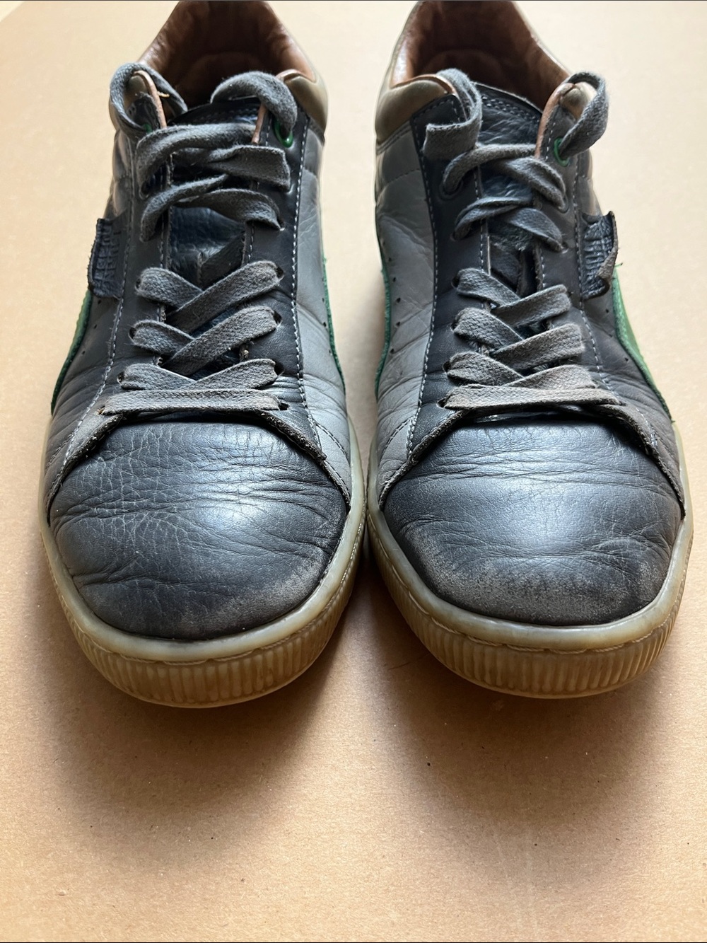 Puma x Burn Rubber Stepper Castlerock Quarry Green Sneaker 2017 Size 9 - Picture 9 of 10